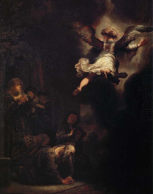 Rembrandt van rijn arkeangeln rafael lamnar tobias familj china oil painting image